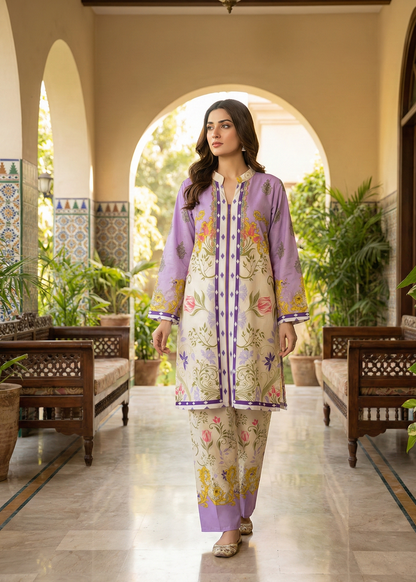 Printed Co-Ord Set (Pret) - 3090