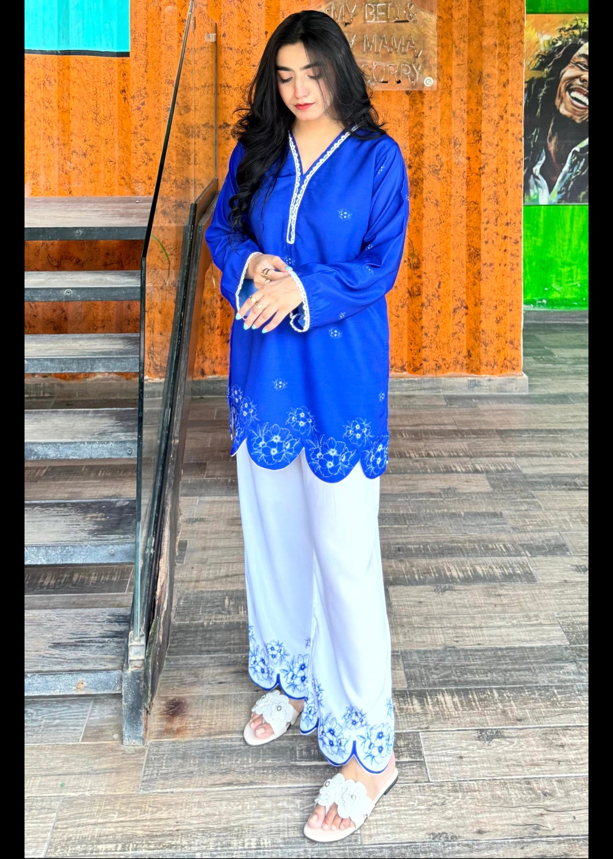 Printed Co-Ord Set (Pret) - 5025