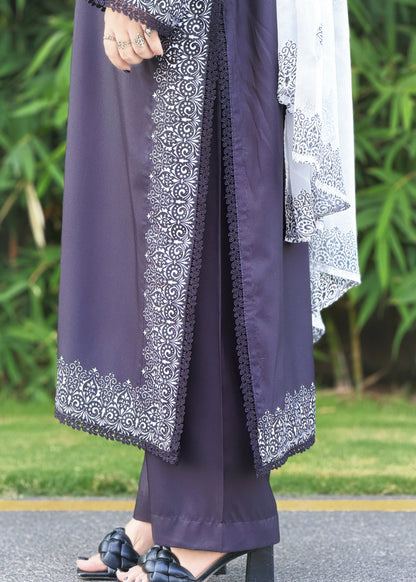 3PC Printed Stitched Suit - SL002