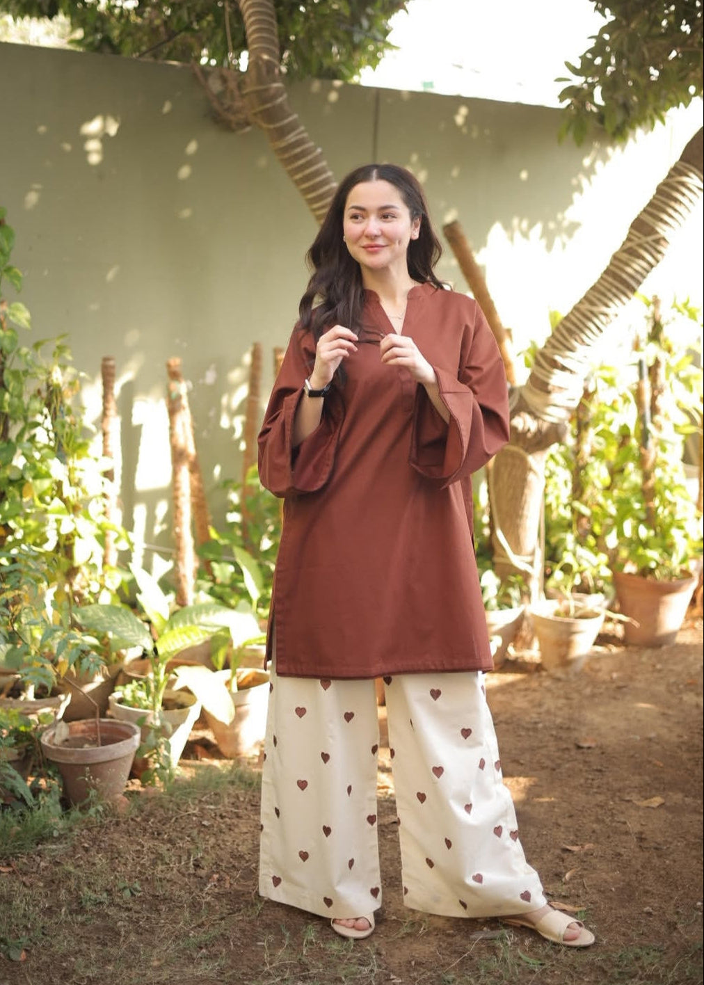 Solid Co-Ord Set (Pret) - Rust