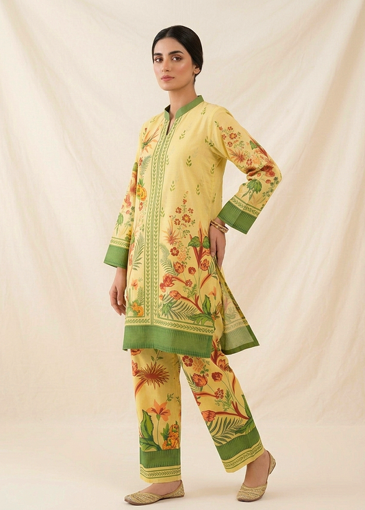 Printed Co-Ord Set (Pret) - 4080
