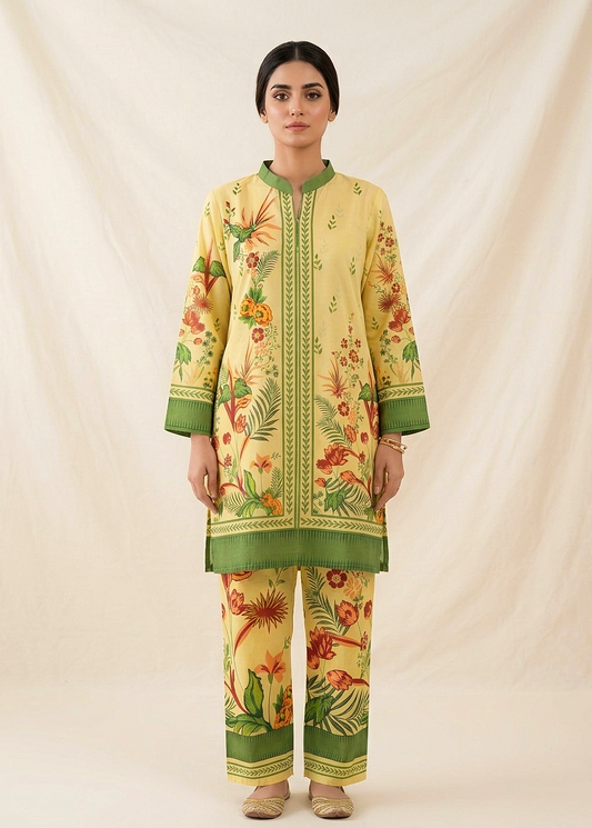 Printed Co-Ord Set (Pret) - 4080