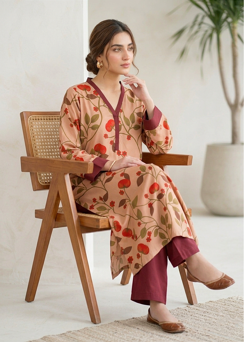 Printed Co-Ord Set (Pret) - K002