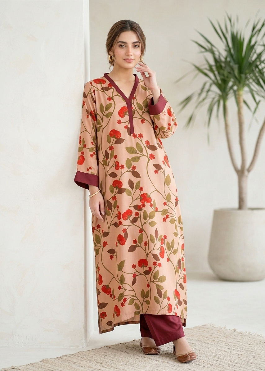 Printed Co-Ord Set (Pret) - K002