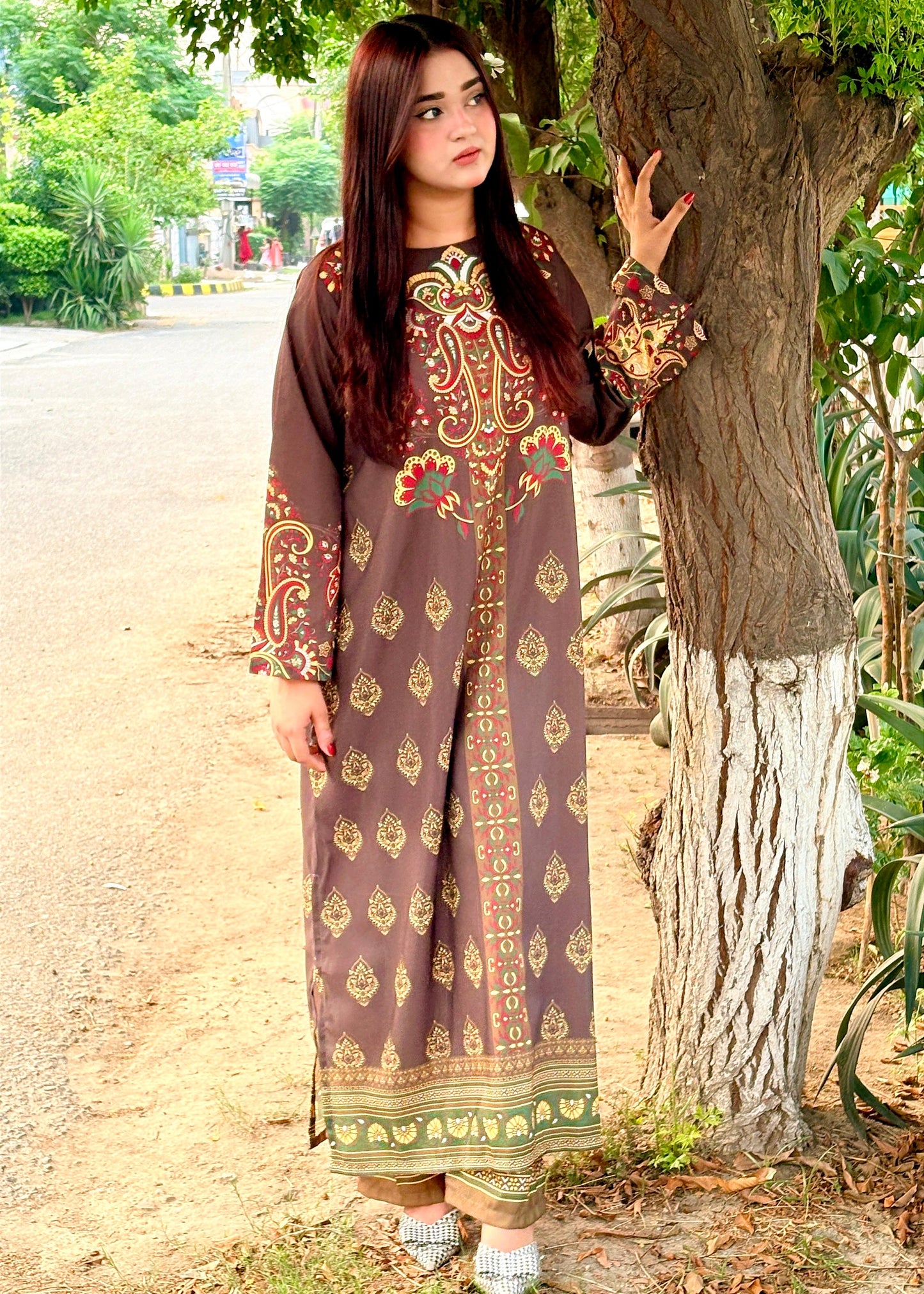 Printed Co-Ord Set (Pret) - K003