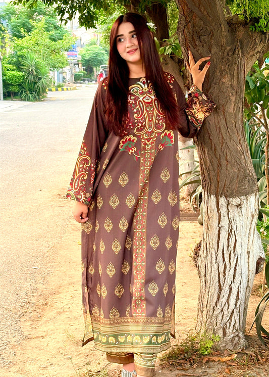 Printed Co-Ord Set (Pret) - K003
