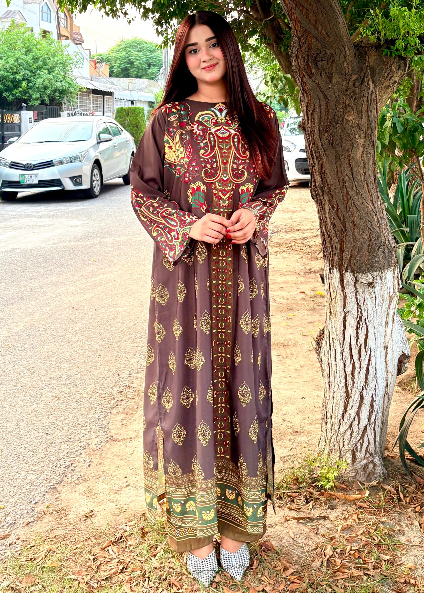 Printed Co-Ord Set (Pret) - K003