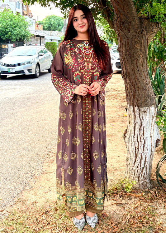 Printed Co-Ord Set (Pret) - K003