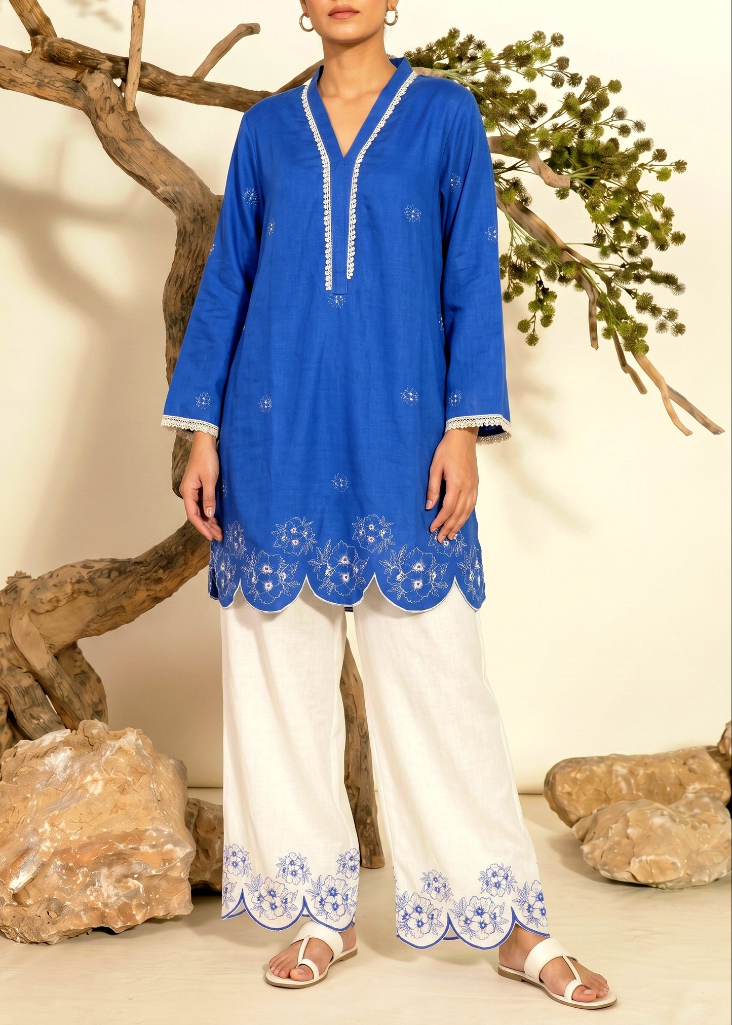 Printed Co-Ord Set (Pret) - 5025