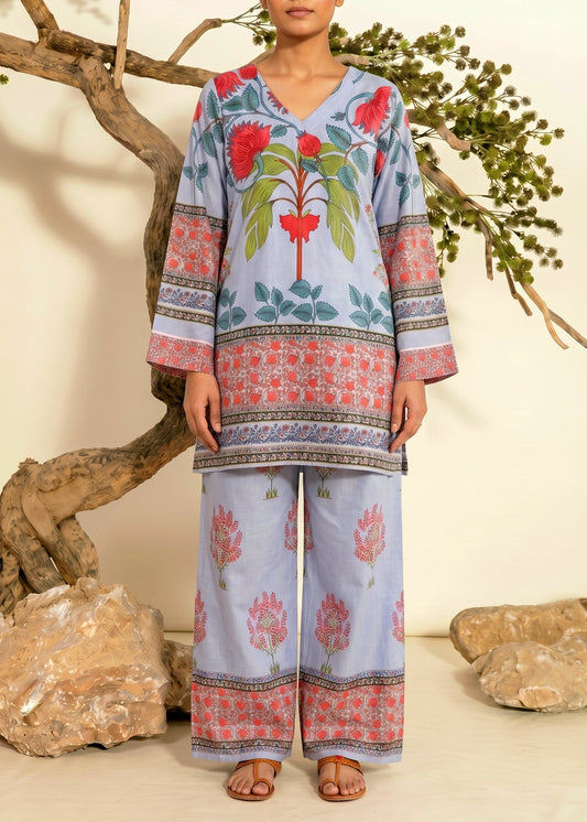 Printed Co-Ord Set (Pret) - 5022