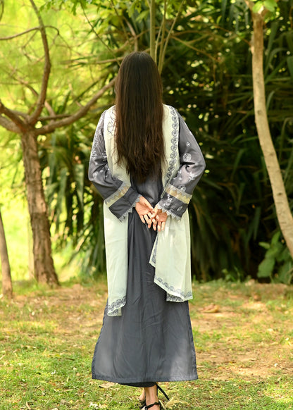 3PC Printed Stitched Suit - SL003