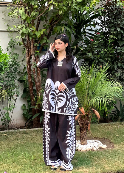 Printed Co-Ord Set (Pret) - 5023