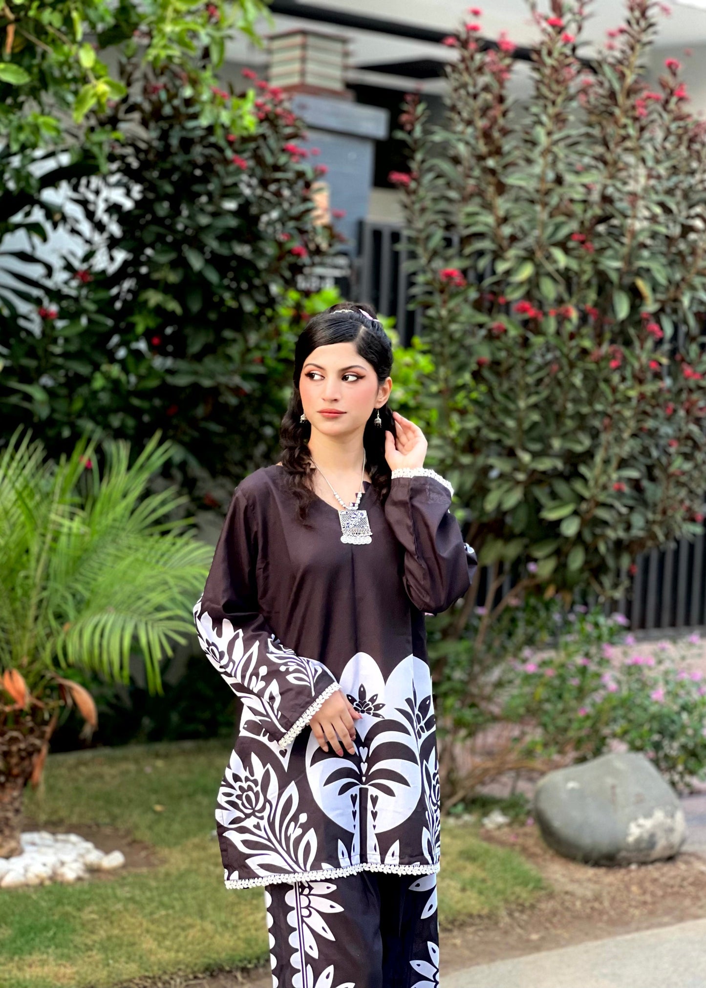 Printed Co-Ord Set (Pret) - 5023
