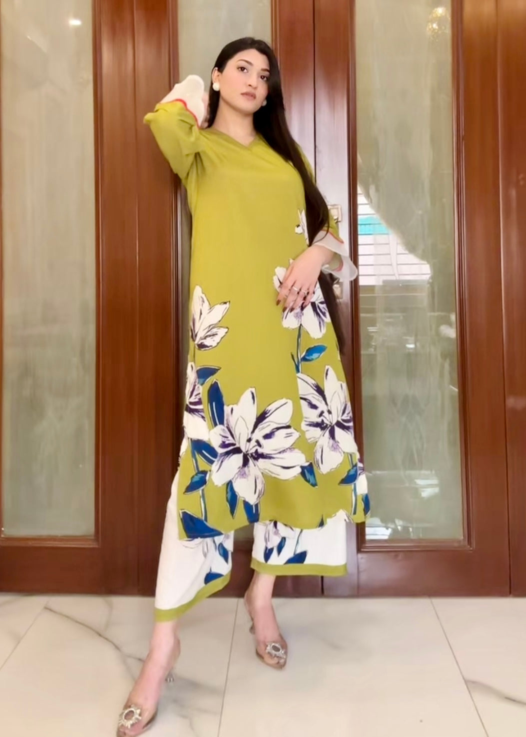 Printed Co-Ord Set (Pret) - L026