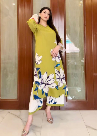 Printed Co-Ord Set (Pret) - L026