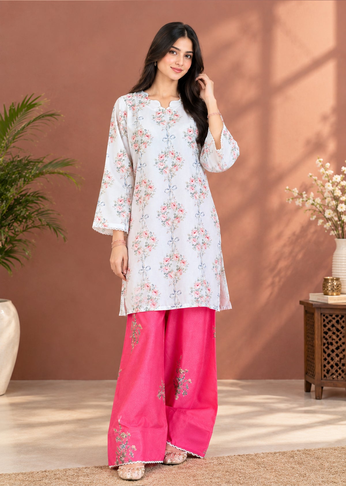 Printed Co-Ord Set (Pret) - 5029