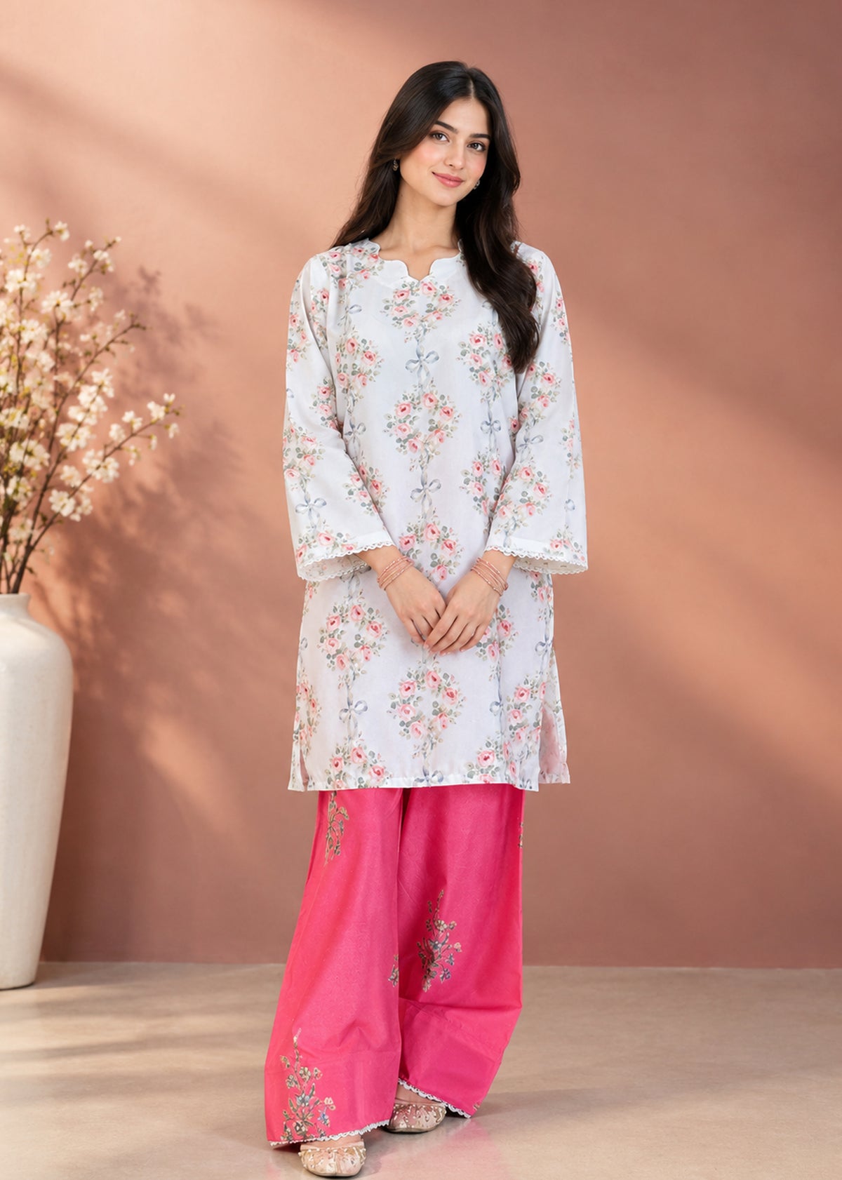 Printed Co-Ord Set (Pret) - 5029