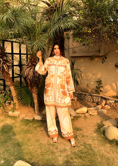 Printed Co-Ord Set (Pret) - 3010