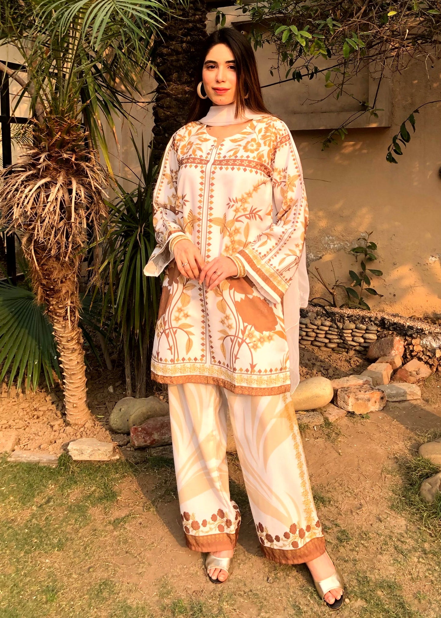 Printed Co-Ord Set (Pret) - 3010