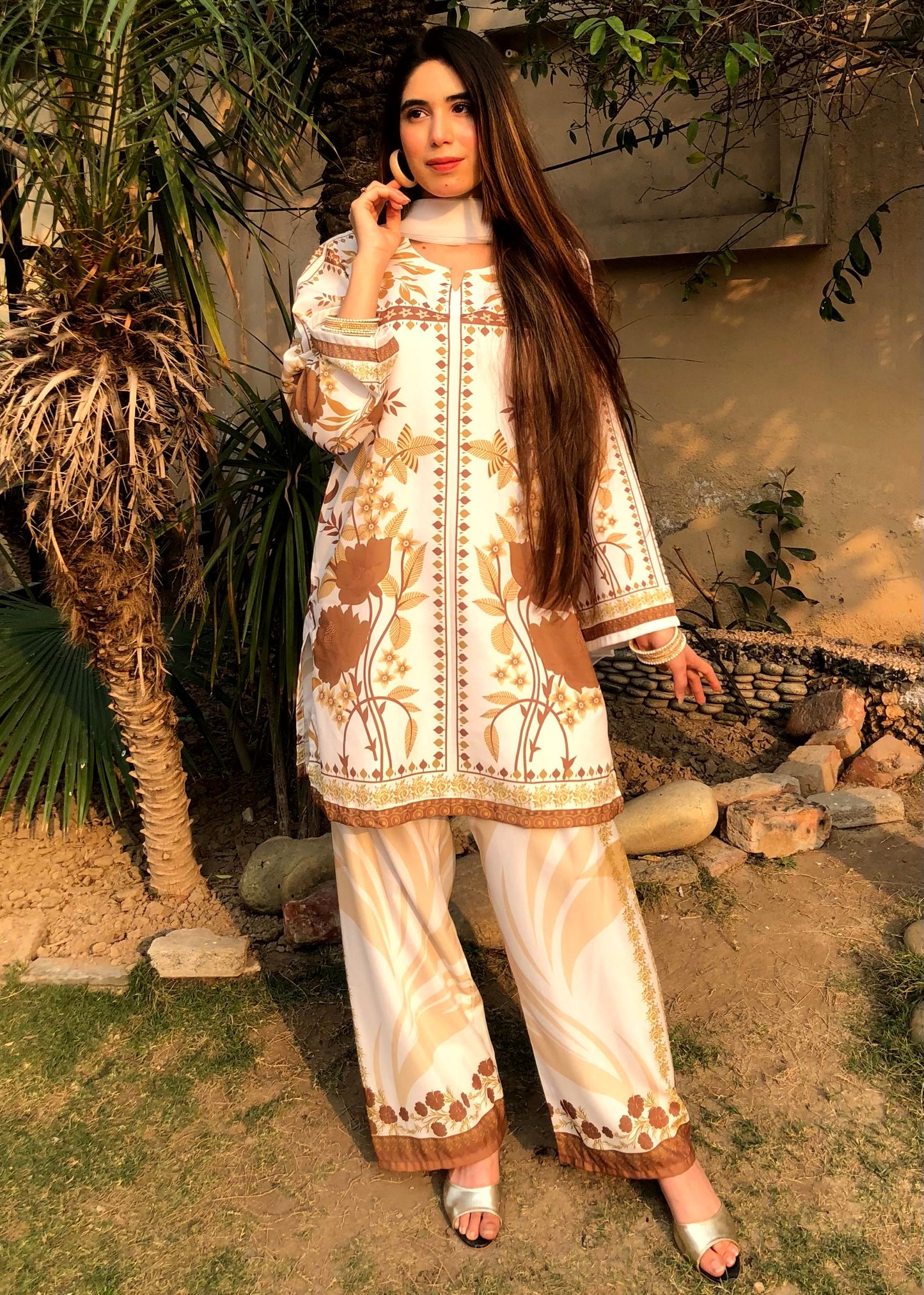 Printed Co-Ord Set (Pret) - 3010