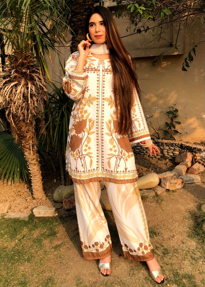 Printed Co-Ord Set (Pret) - 3010