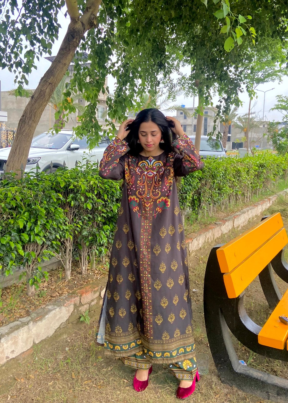 Printed Co-Ord Set (Pret) - K003