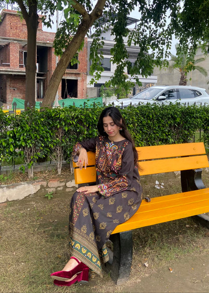 Printed Co-Ord Set (Pret) - K003