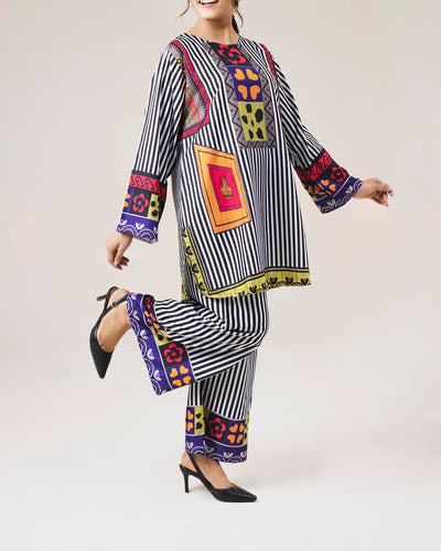 Printed Co-Ord Set (Pret) - 1012