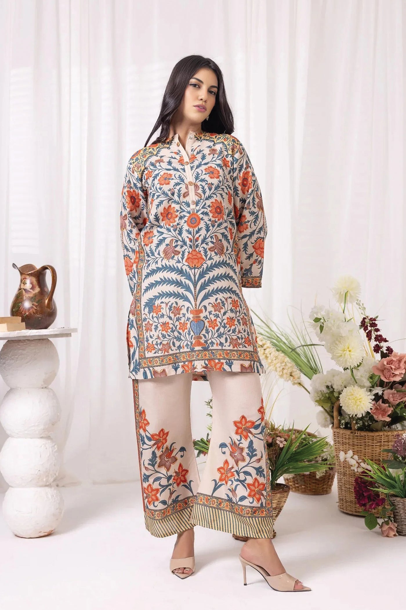 Printed Co-Ord Set (Pret) - 400