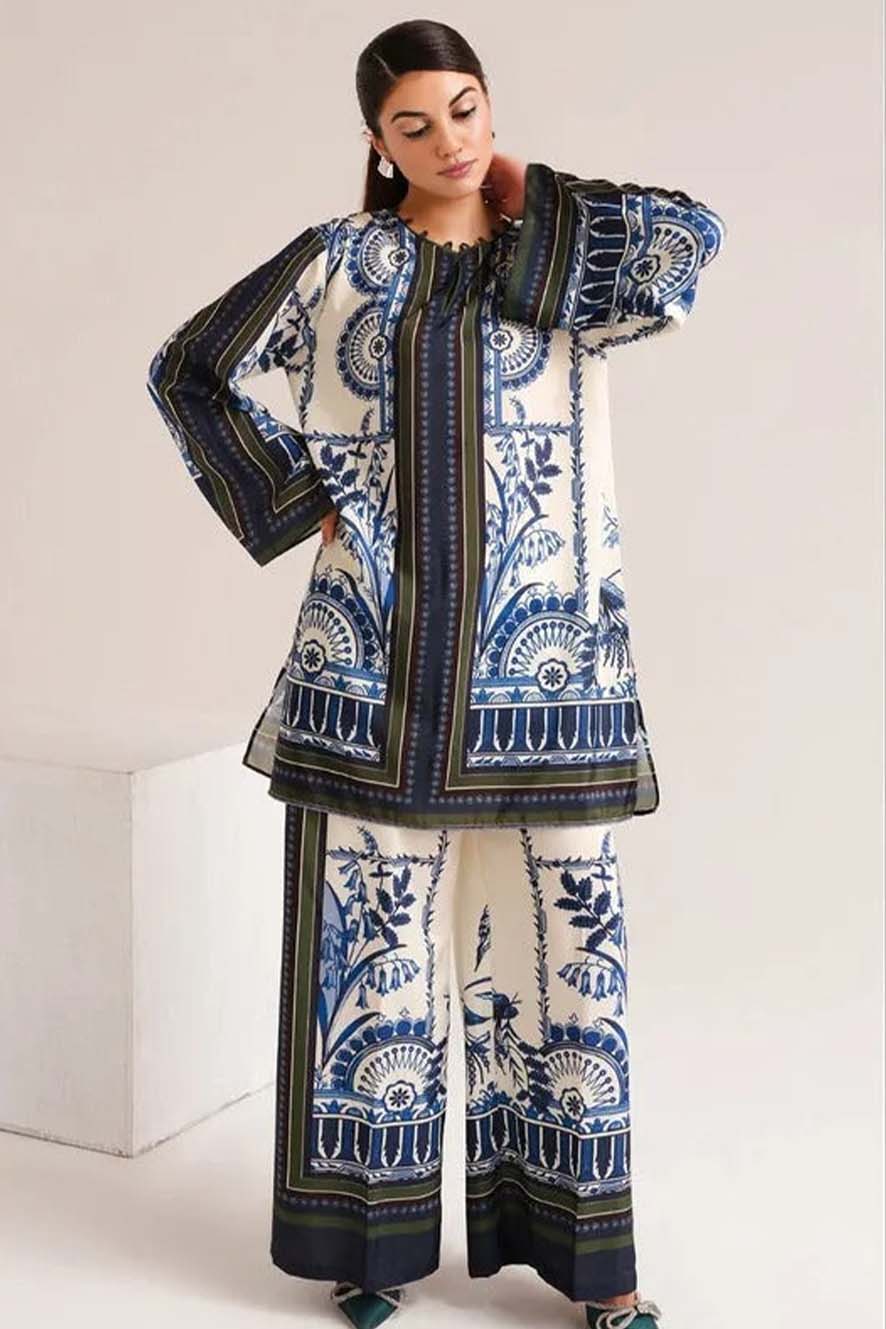 Printed Co-Ord Set (Pret) - 1010