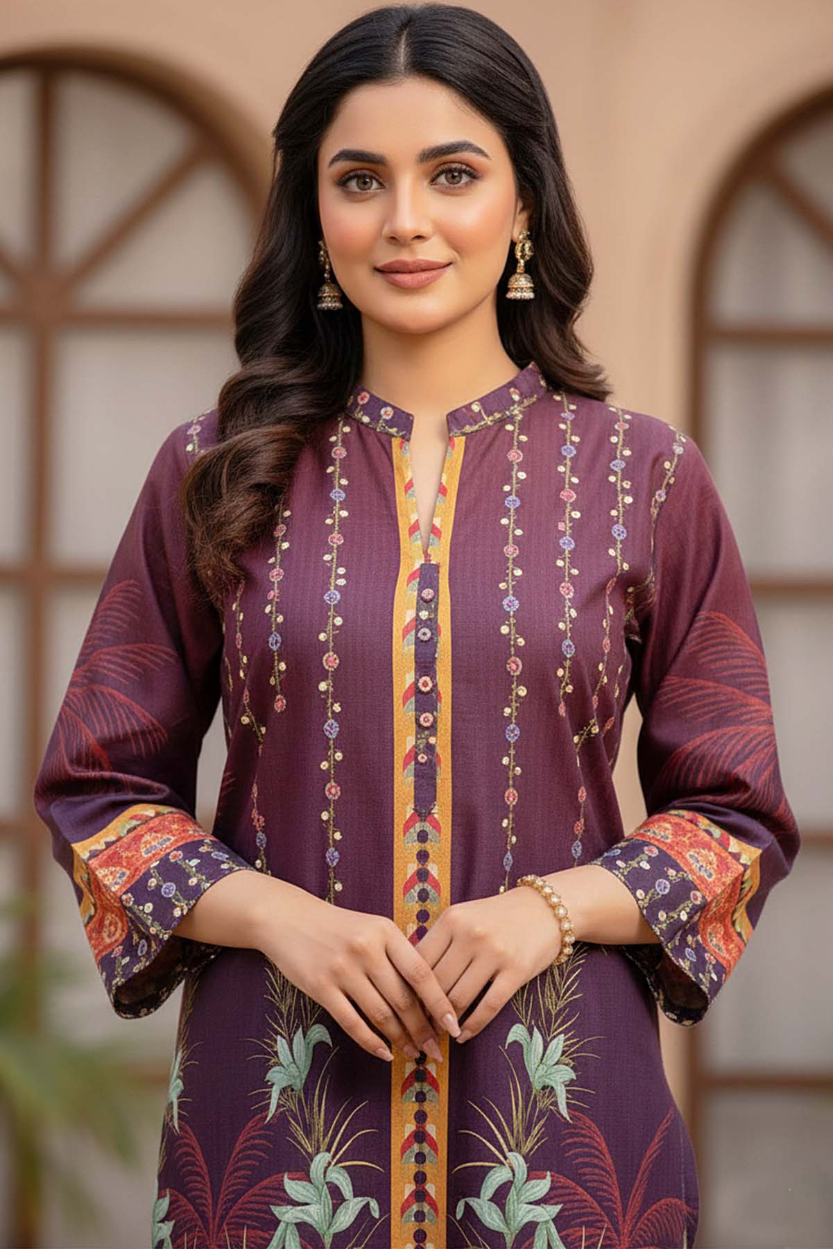 Printed Co-Ord Set (Pret) - 1060