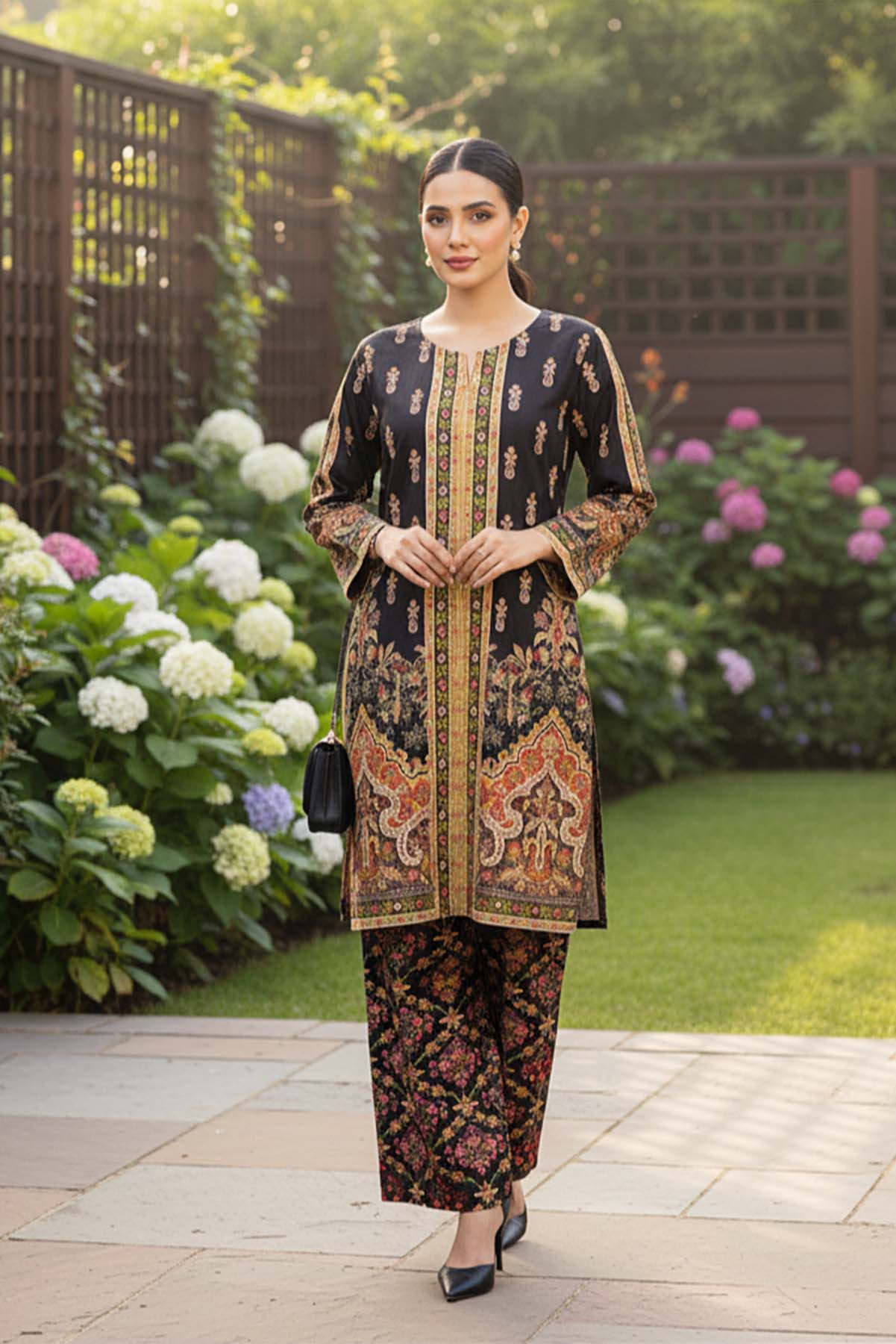 Printed Co-Ord Set (Pret) - 1188