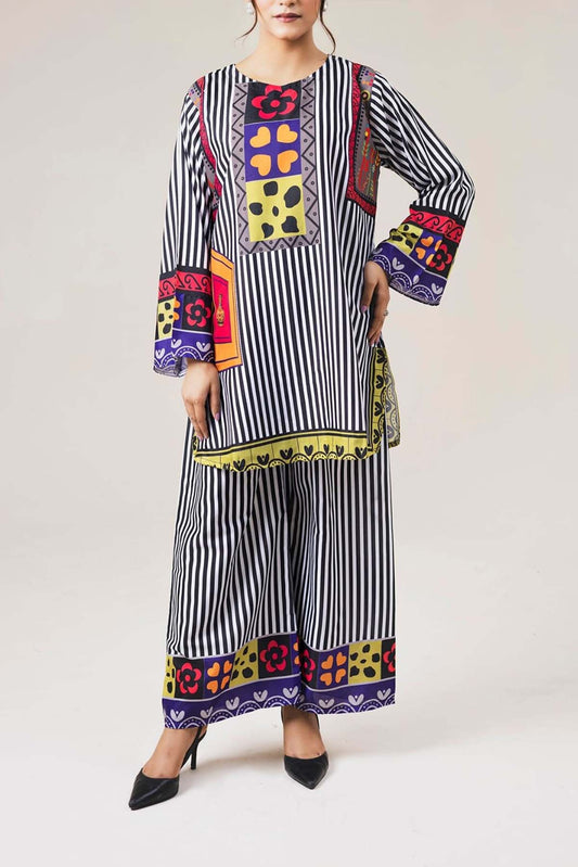 Printed Co-Ord Set (Pret) - 1012