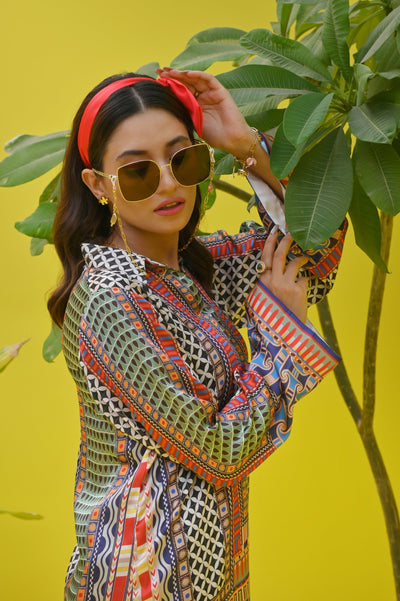 Printed Co-Ord Set (Pret) - 302