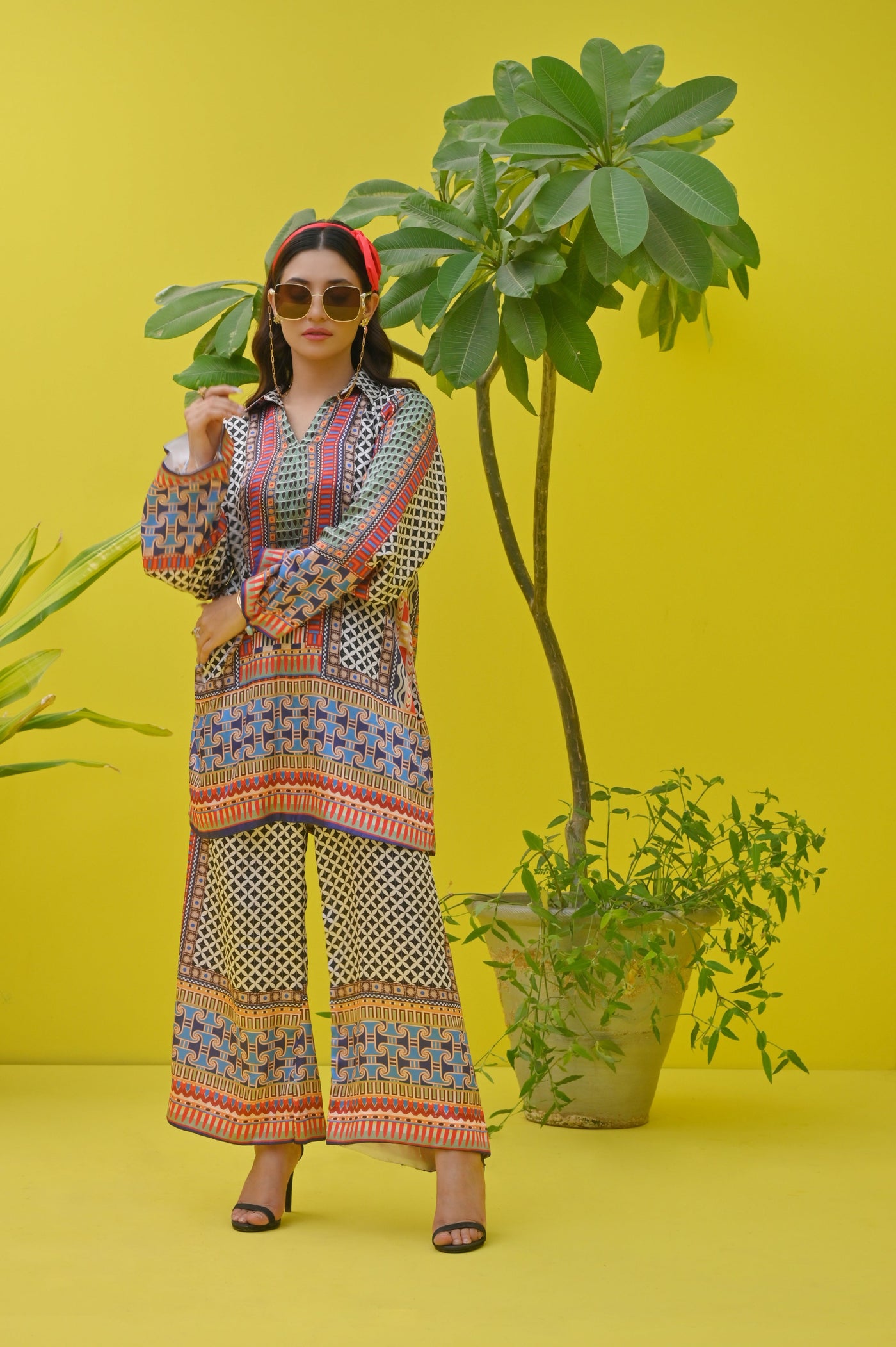 Printed Co-Ord Set (Pret) - 302