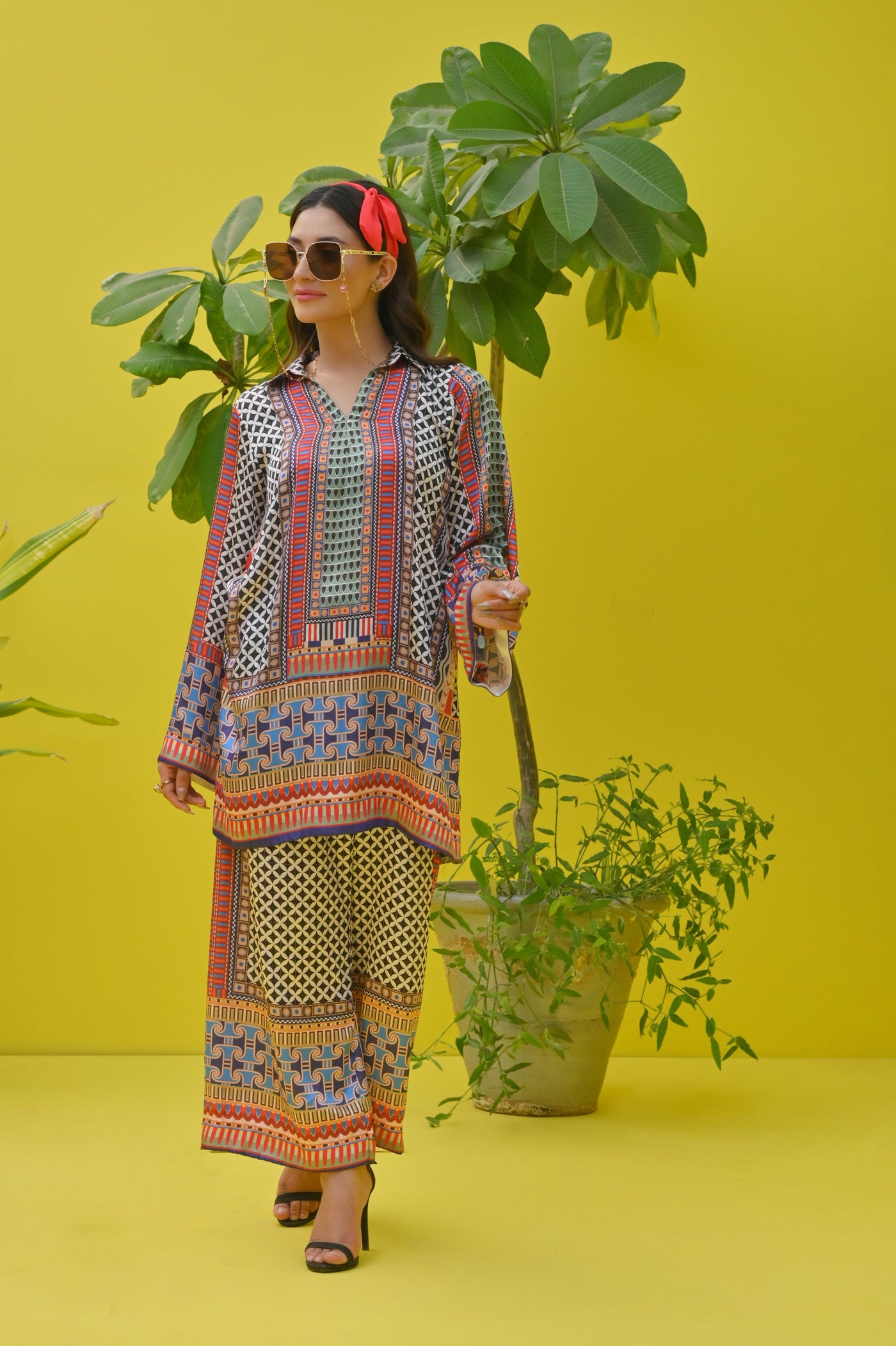 Printed Co-Ord Set (Pret) - 302