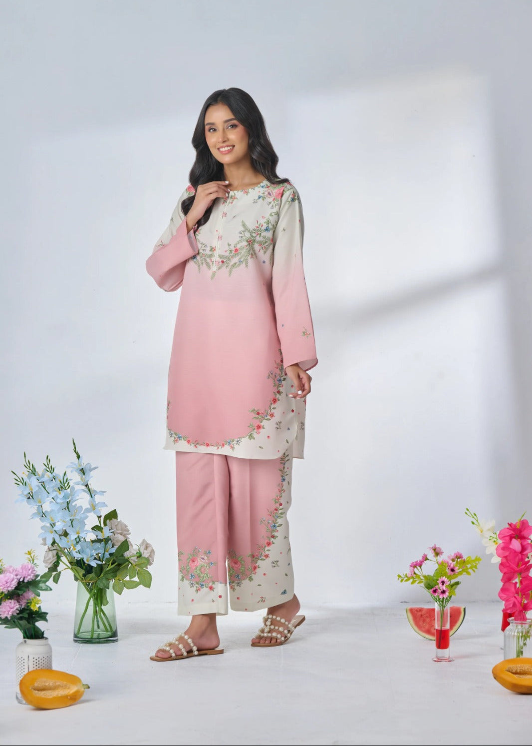 Printed Co-Ord Set (Pret) - 5027