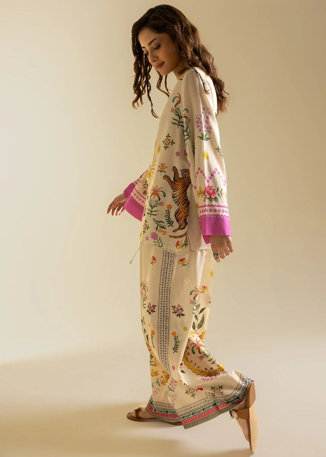Printed Co-Ord Set (Pret) - 5026