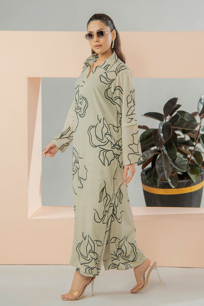 Printed Co-Ord Set (Pret) - L014