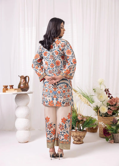 Printed Co-Ord Set (Pret) - 400