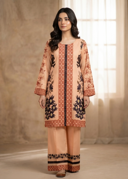 Printed Co-Ord Set (Pret) - 3050