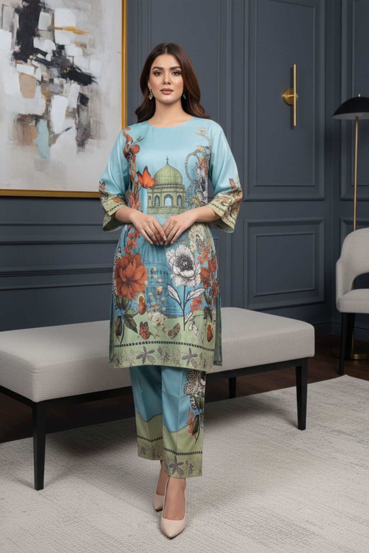 Winter Co-Ord Set (Pret) - 2040