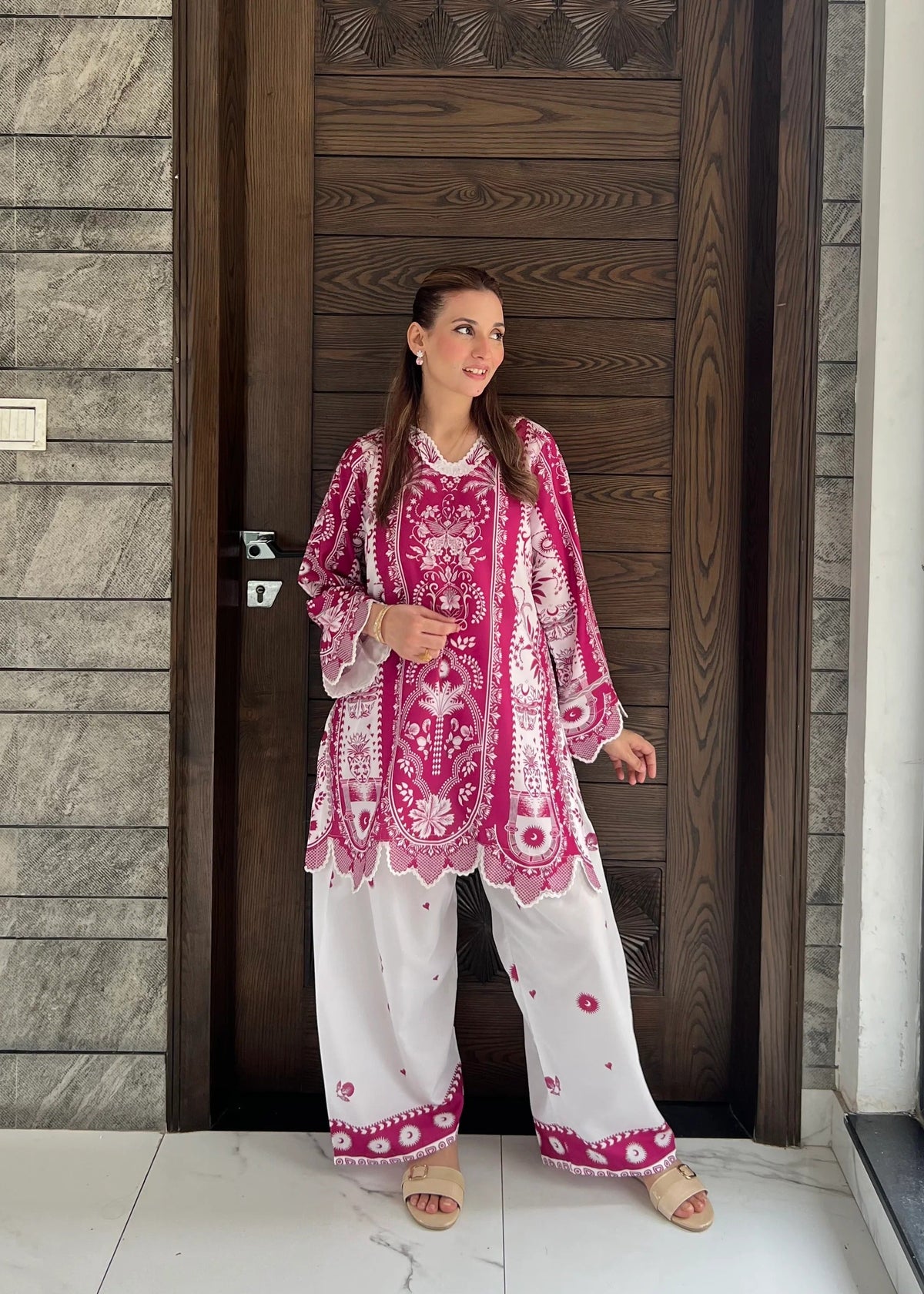 Printed Co-Ord Set (Pret) - 5050