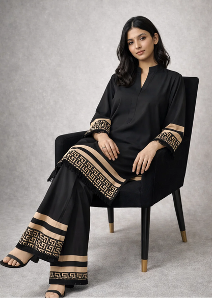 Printed Co-Ord Set (Pret) - 5020