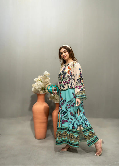 Printed Co-Ord Set (Pret) - L080