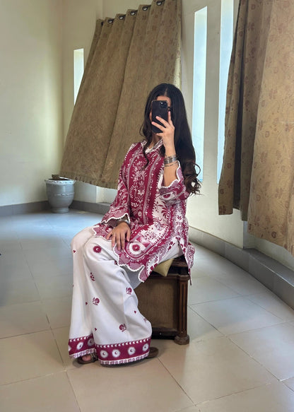 Printed Co-Ord Set (Pret) - 5050