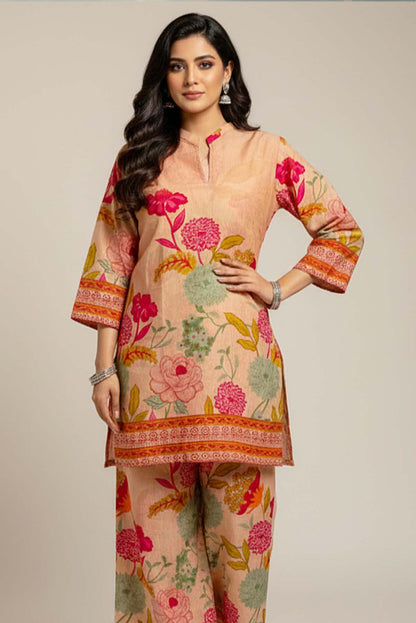 Printed Co-Ord Set (Pret) - 1155