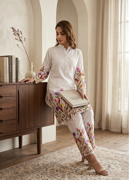 Printed Co-Ord Set (Pret) - 4060