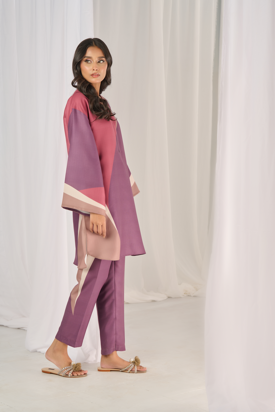 Printed Co-Ord Set (Pret) - 1122