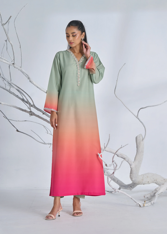 Printed Co-Ord Set (Pret) - L033